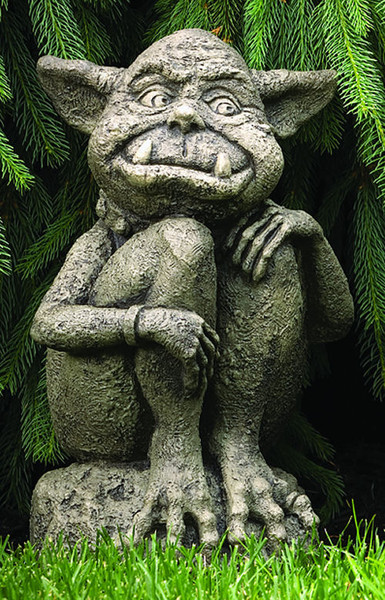 Ollie Ogre Large Garden Sculpture Cast Stone